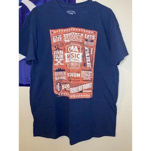 Concert T-Shirt CMA Country Music Festival 2016 Size L Nashville CMAFest.com